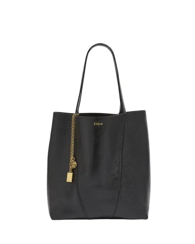 Chloe Spin Medium Tote Bag in Leather