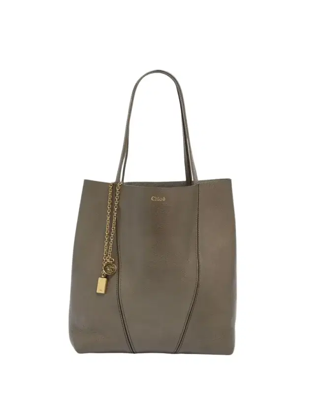 Spin Medium Tote Bag in Leather