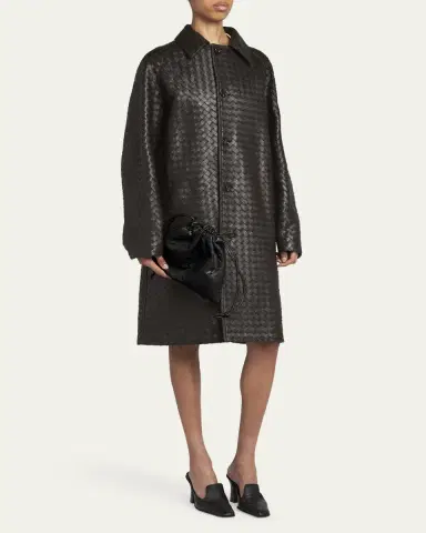 Bottega Veneta Medium Leather Pouch Bag | Thumbnail 5 Bottega Veneta Medium Leather Pouch Bag | Thumbnail 5