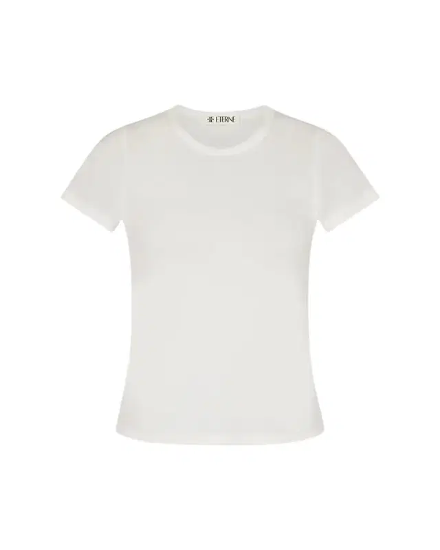 Fitted Crewneck Short-Sleeve T-Shirt