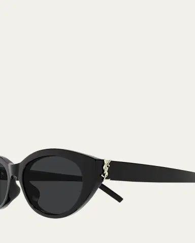 Saint Laurent Recycled Acetate Round Sunglasses | Thumbnail 4 Saint Laurent Recycled Acetate Round Sunglasses | Thumbnail 4