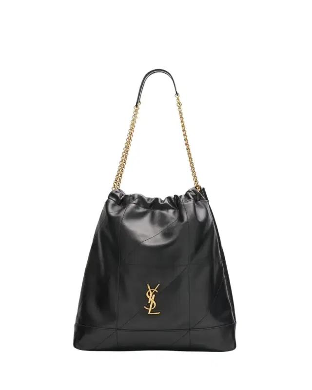 Jamie Large Pochon YSL Shoulder Bag in Quilted Lambskin Leather