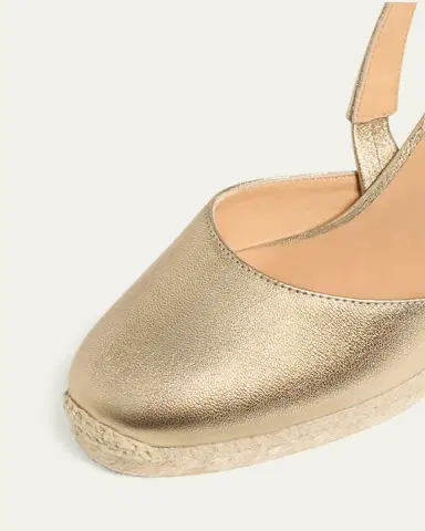 Castañer Carissa Metallic Leather Wedge Espadrilles | Thumbnail 10 Castañer Carissa Metallic Leather Wedge Espadrilles | Thumbnail 10