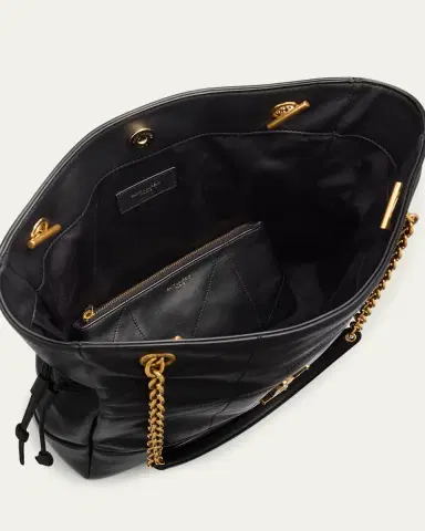 Saint Laurent Jamie 4.3 Small YSL Tote Bag in Quilted Leather | Thumbnail 4 Saint Laurent Jamie 4.3 Small YSL Tote Bag in Quilted Leather | Thumbnail 4