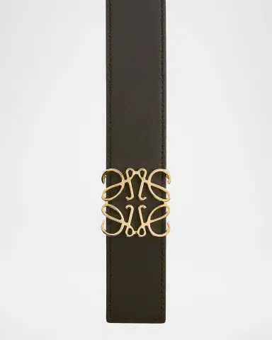 LOEWE Anagram Reversible Leather Belt | Thumbnail 3