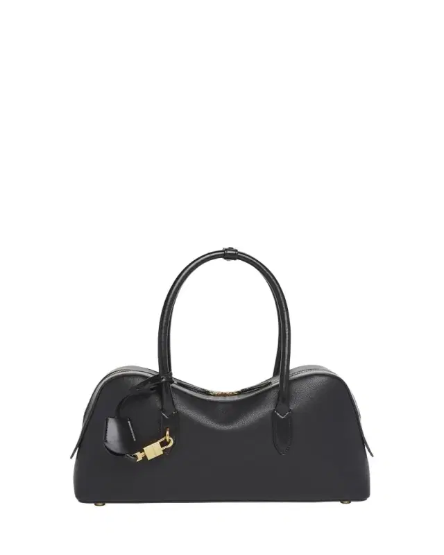 Stella McCartney Ryder Large Shoulder Bag in Embossed Grainy Eco Mat