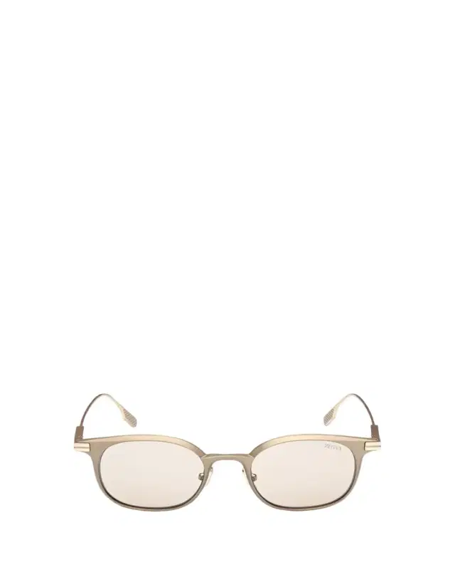 ZEGNA Men's Round Metal Sunglasses
