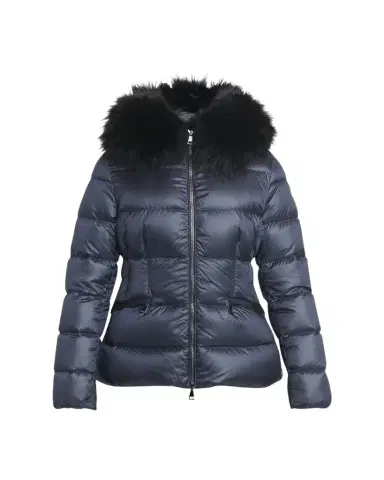 Moncler Boed Hooded Shearling-Trimmed Short Down Jacket | Thumbnail 1