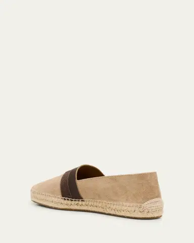 Christian Louboutin Men's Alfarica Nubuck Leather Espadrilles | Thumbnail 4 Christian Louboutin Men's Alfarica Nubuck Leather Espadrilles | Thumbnail 4