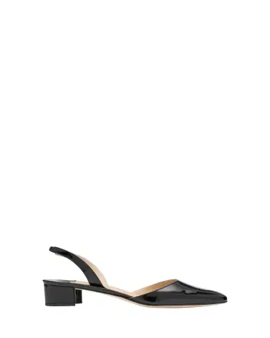 Manolo Blahnik Aspro Leather Slingback Ballerina Pumps | Thumbnail 1