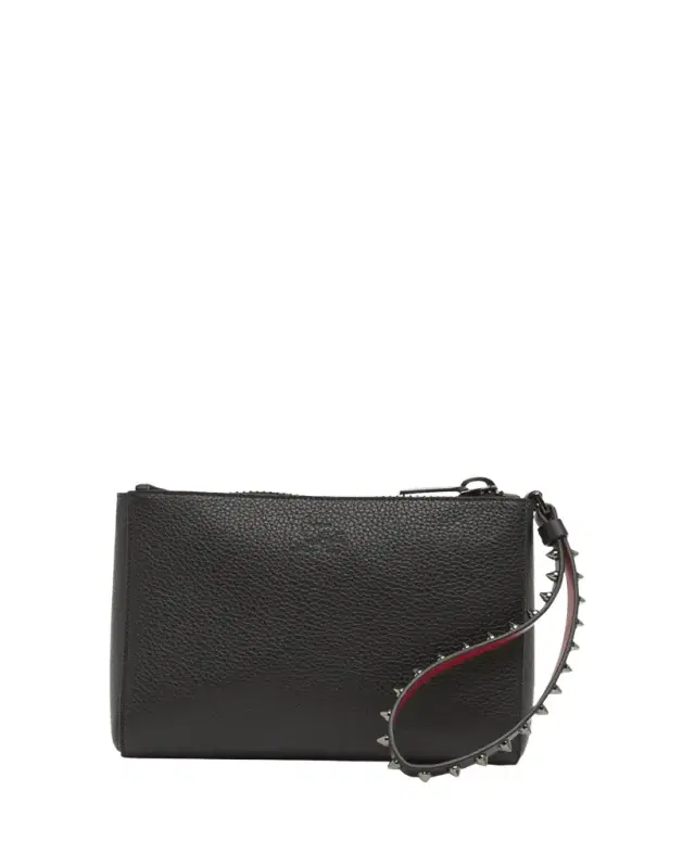 Cabata Mini Pouch Wristlet in Leather