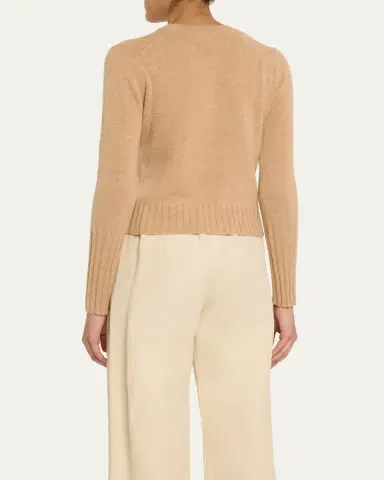 Guest in Residence Shrunken Crewneck Sweater in Cashmere | Thumbnail 11