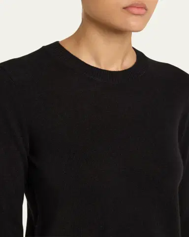 Guest in Residence Shrunken Crewneck Sweater in Cashmere | Thumbnail 5