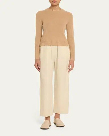 Guest in Residence Shrunken Crewneck Sweater in Cashmere | Thumbnail 10