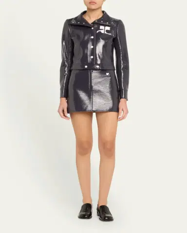 Courrèges Vinyle Reedition Mini Skirt | Thumbnail 2 Courrèges Vinyle Reedition Mini Skirt | Thumbnail 2