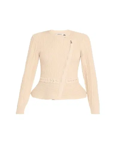Simkhai Andi Mixed-Knit Cotton Peplum Jacket | Thumbnail 1 Simkhai Andi Mixed-Knit Cotton Peplum Jacket | Thumbnail 1