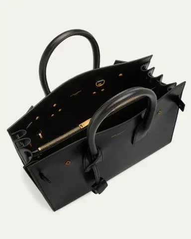 Saint Laurent Sac De Jour Small Top-Handle Bag in Smooth Leather | Thumbnail 4 Saint Laurent Sac De Jour Small Top-Handle Bag in Smooth Leather | Thumbnail 4