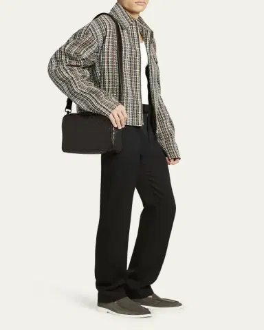 Bottega Veneta Men's Intrecciato Medium Crossbody Bag | Thumbnail 5