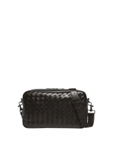 Bottega Veneta Men's Intrecciato Medium Crossbody Bag | Thumbnail 1