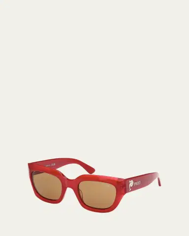 PUCCI Butterfly Acetate Sunglasses | Thumbnail 6