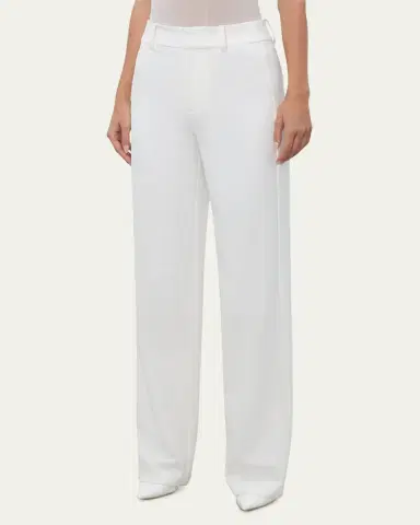 Alice + Olivia Alexander Twill Sateen Trousers | Thumbnail 4 Alice + Olivia Alexander Twill Sateen Trousers | Thumbnail 4