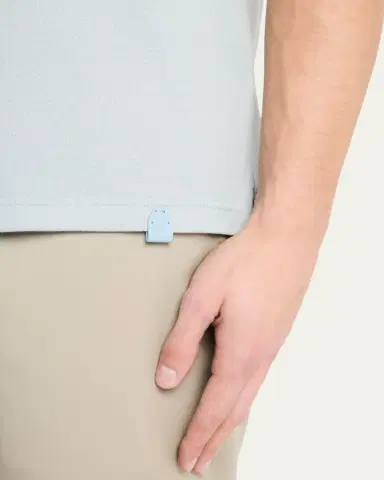 Brioni Men's Jersey Pique Polo Shirt | Thumbnail 5