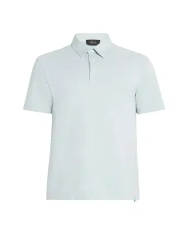 Brioni Men's Jersey Pique Polo Shirt | Thumbnail 1