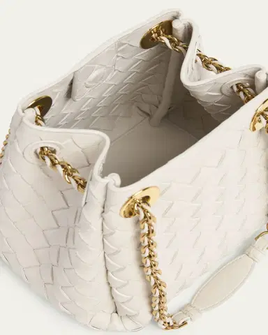 Bottega Veneta Small Parachute Leather Shoulder Bag | Thumbnail 4 Bottega Veneta Small Parachute Leather Shoulder Bag | Thumbnail 4
