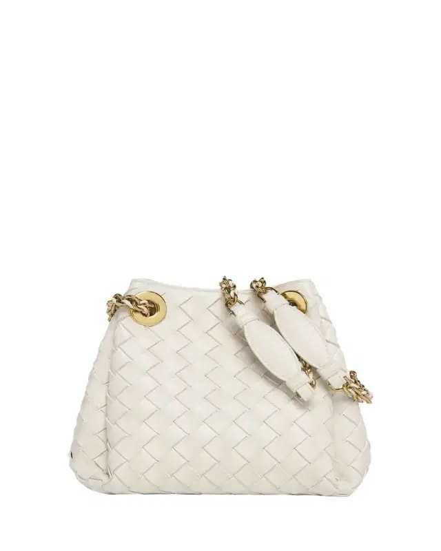 Bottega Veneta Small Parachute Leather Shoulder Bag