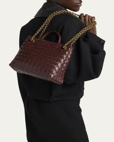 Bottega Veneta Small Andiamo Shoulder Bag with Chain Strap | Thumbnail 6 Bottega Veneta Small Andiamo Shoulder Bag with Chain Strap | Thumbnail 6