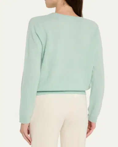 Majestic Filatures Crewneck Cashmere Sweater | Thumbnail 3 Majestic Filatures Crewneck Cashmere Sweater | Thumbnail 3
