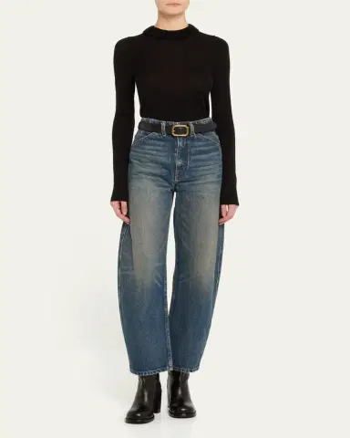Nili Lotan Bobbie Crewneck Merino Wool Sweater | Thumbnail 2