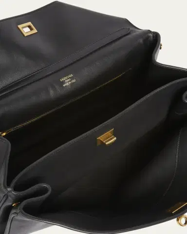 Balenciaga Rodeo Medium Leather Top-Handle Bag | Thumbnail 4