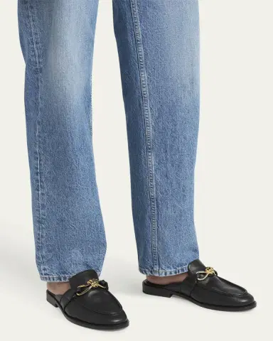 Bottega Veneta Astaire Knot Leather Loafer Mules | Thumbnail 2 Bottega Veneta Astaire Knot Leather Loafer Mules | Thumbnail 2