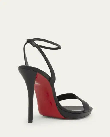 Christian Louboutin 120mm Miss Z Leather Ankle-Strap Sandals | Thumbnail 2