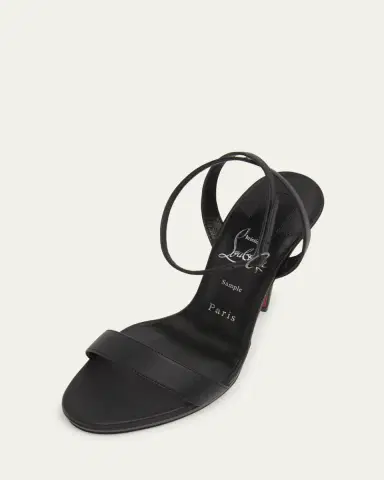 Christian Louboutin 120mm Miss Z Leather Ankle-Strap Sandals | Thumbnail 3