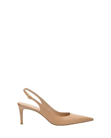 Stuart Weitzman Stuart Leather Slingback Pumps | Thumbnail 1