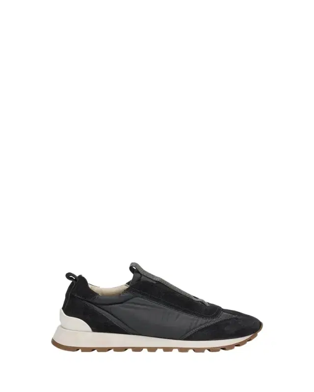 Brunello Cucinelli Monili Laceless Trainer Sneakers