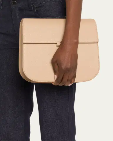 Tom Ford Tara Medium Crossbody in Grained Leather with Leather Strap | Thumbnail 6