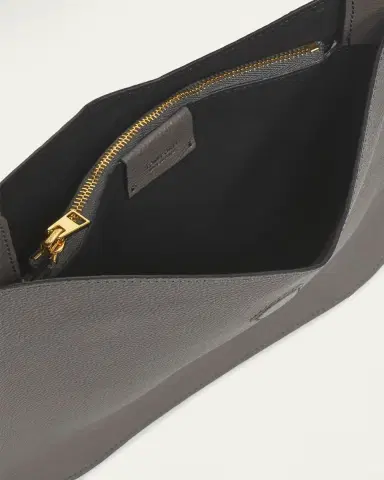 TOM FORD Tara Small Hobo Crossbody in Grained Leather | Thumbnail 8