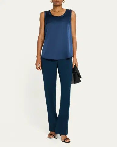 Lafayette 148 New York Perla Luxe Reversible Silk Charmeuse Shell | Thumbnail 6 Lafayette 148 New York Perla Luxe Reversible Silk Charmeuse Shell | Thumbnail 6
