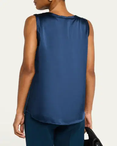 Lafayette 148 New York Perla Luxe Reversible Silk Charmeuse Shell | Thumbnail 7 Lafayette 148 New York Perla Luxe Reversible Silk Charmeuse Shell | Thumbnail 7