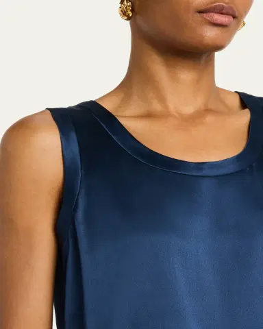Lafayette 148 New York Perla Luxe Reversible Silk Charmeuse Shell | Thumbnail 9 Lafayette 148 New York Perla Luxe Reversible Silk Charmeuse Shell | Thumbnail 9