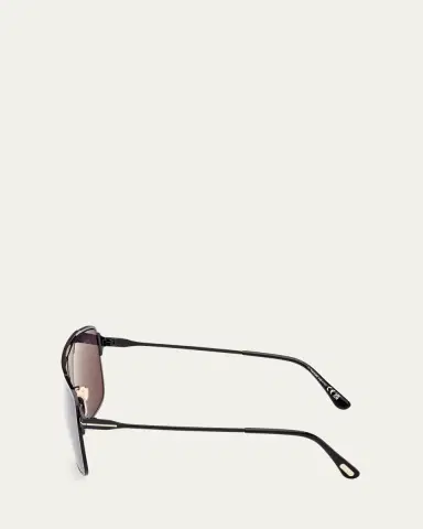 TOM FORD Zappa Metal and Acetate Aviator Sunglasses | Thumbnail 3 TOM FORD Zappa Metal and Acetate Aviator Sunglasses | Thumbnail 3