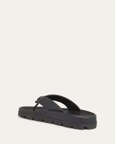 Prada Rubber Thong Slide Sandals | Thumbnail 4 Prada Rubber Thong Slide Sandals | Thumbnail 4