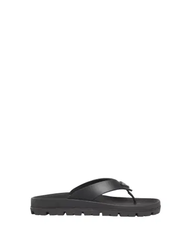 Prada Rubber Thong Slide Sandals | Thumbnail 1 Prada Rubber Thong Slide Sandals | Thumbnail 1