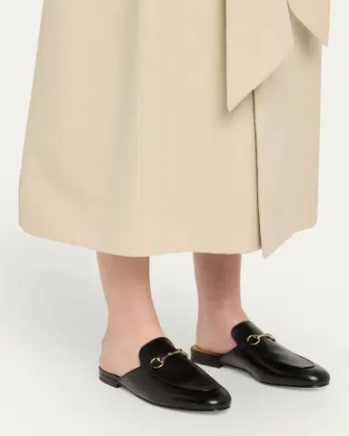 Gucci Princetown Leather Mules | Thumbnail 2