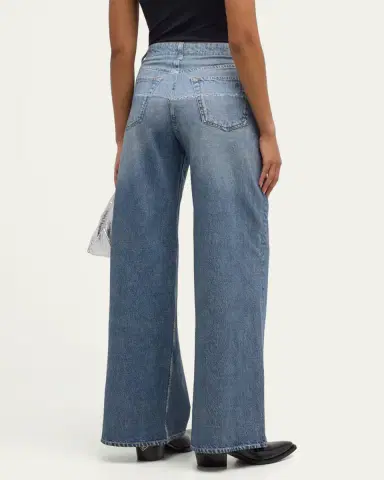rag & bone rb Miramar Sofie Cotton-Terry Wide-Leg Jeans | Thumbnail 3 rag & bone rb Miramar Sofie Cotton-Terry Wide-Leg Jeans | Thumbnail 3