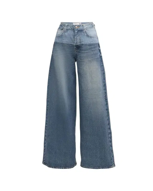 rb Miramar Sofie Cotton-Terry Wide-Leg Jeans