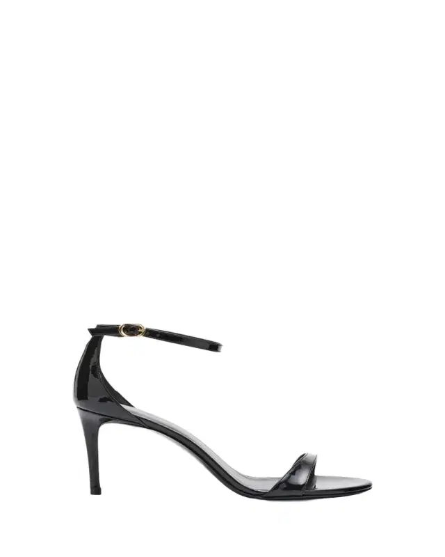 Stuart Weitzman Nudist Ii 75 Patent Leather Sandals
